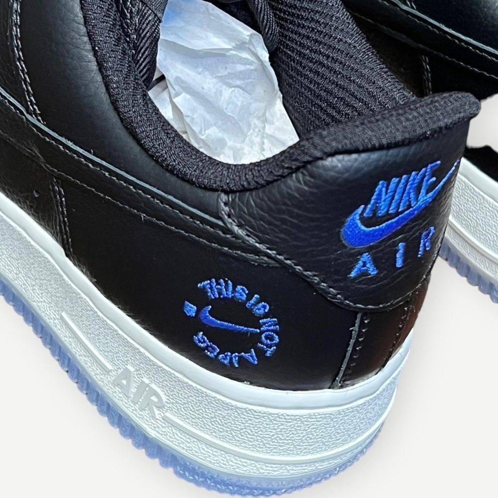 Nike Air Force 1 Low Tinaj 2023 Black Sneakers. Mens 7.5. 7 1/2. - Picture 10 of 16